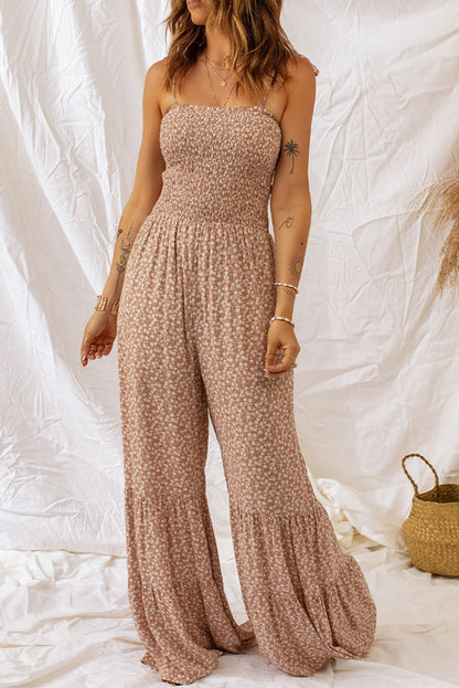 Off-shoulder axelbands jumpsuit för kvinnor