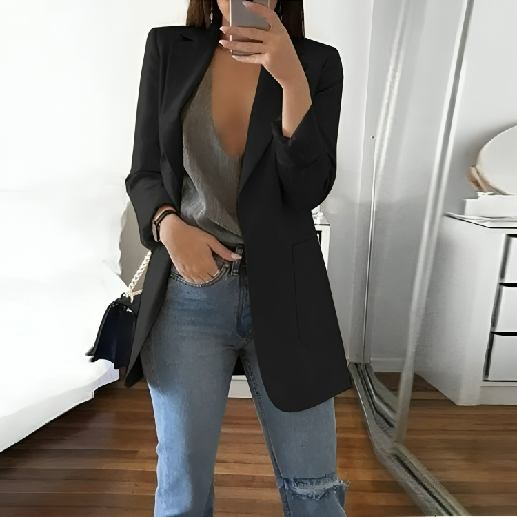 Elegant kavajjacka för kvinnor