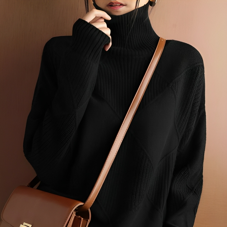 Mode Turtleneck Tröja för kvinnor
