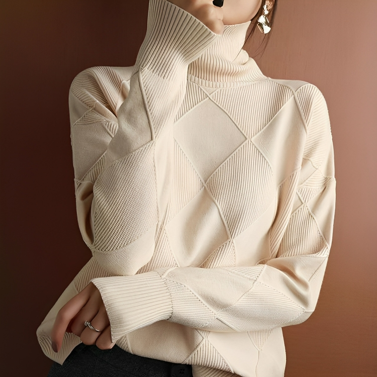Mode Turtleneck Tröja för kvinnor
