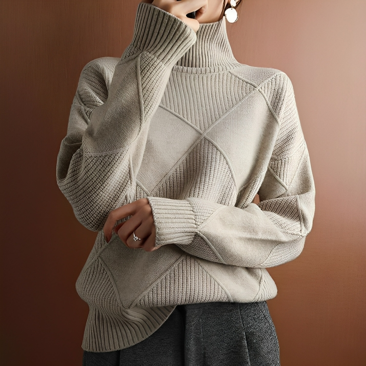 Mode Turtleneck Tröja för kvinnor