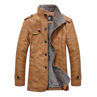 Duke™ Luxe Leren fleecejacka