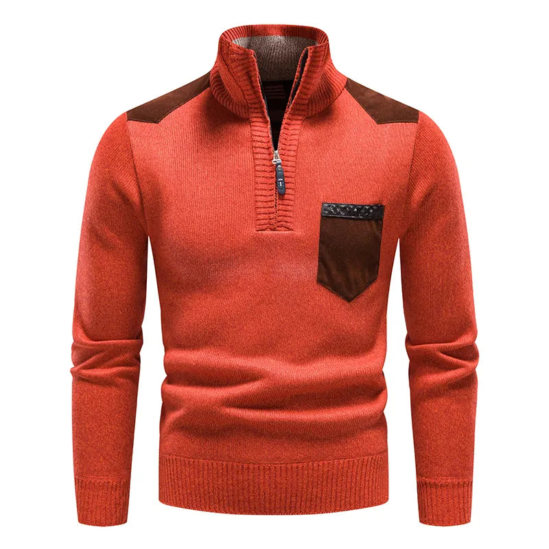 Alek | Pullover med dragkedja