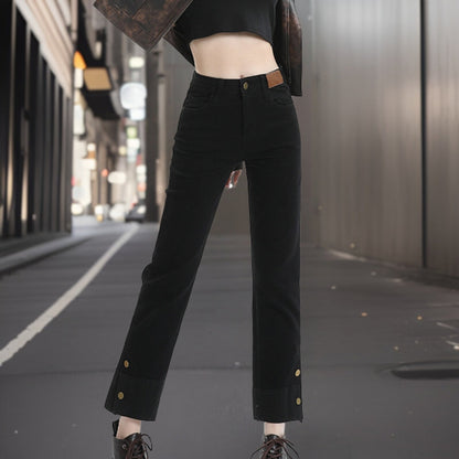 Vera™ | Moderiktiga croppade byxor i denim