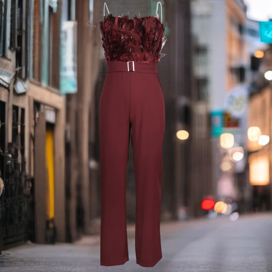 Bettina™ | Snygg jumpsuit med skärp
