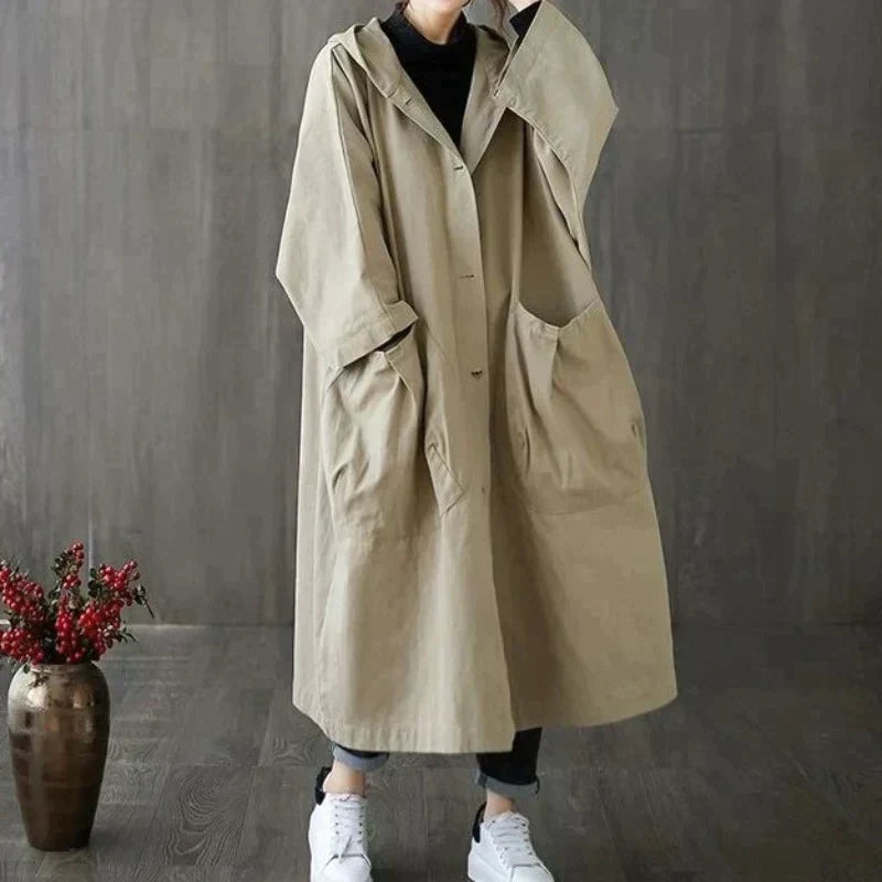 Trenchcoat med oversized look