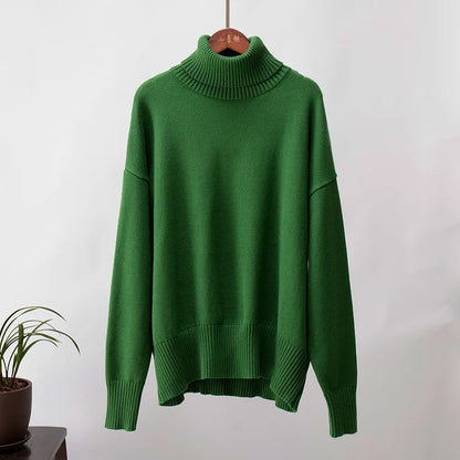 Louise - Eleganta mjuka enkla vintagetoppar med lång ärm