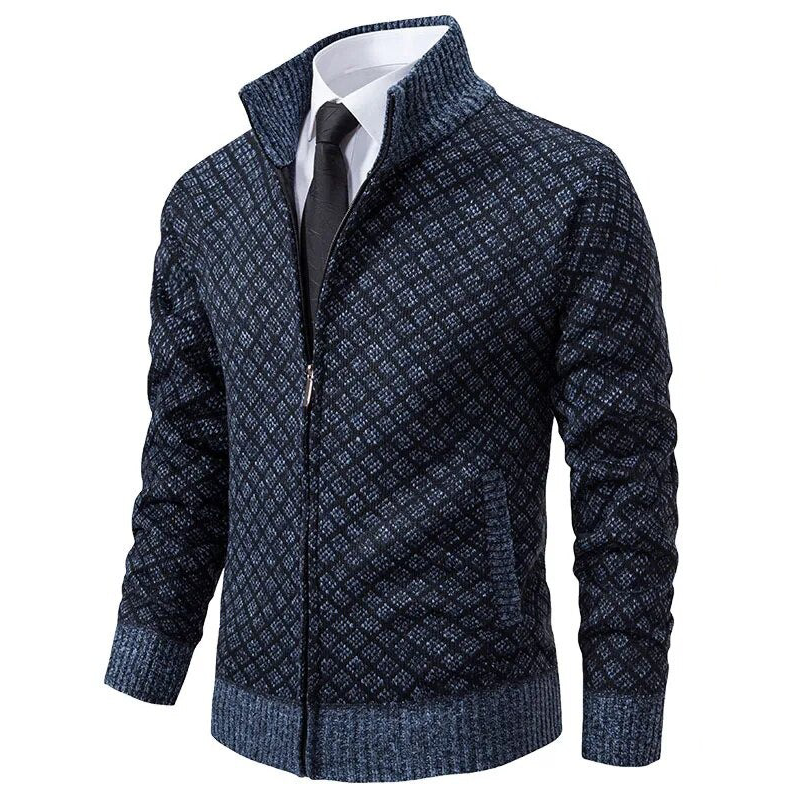Jacka Fleece Stickad tröja