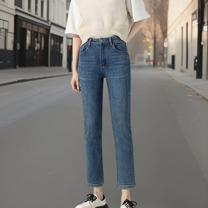 Amira™ | Trendiga jeansbyxor med urringning