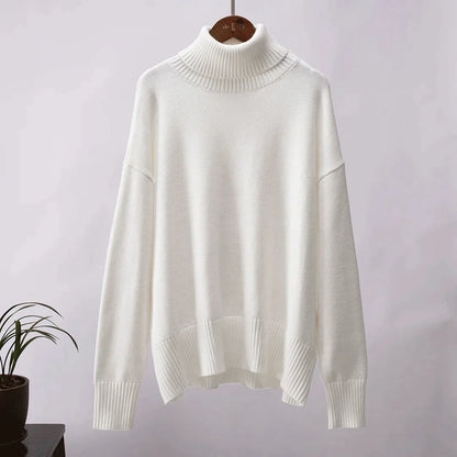 Louise - Eleganta mjuka enkla vintagetoppar med lång ärm