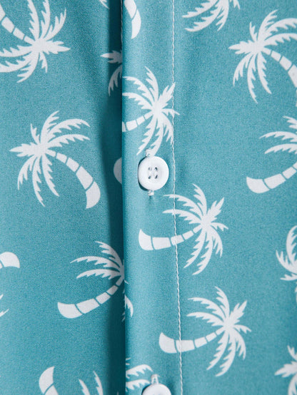 Coconut Tree Print Shirt