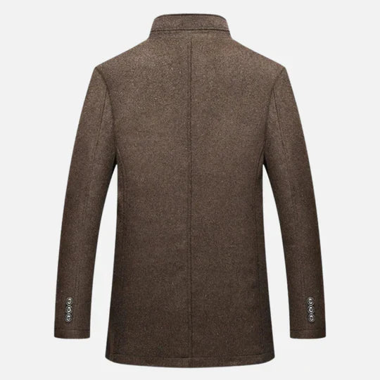 Melisar | Tjock trenchcoat i ull