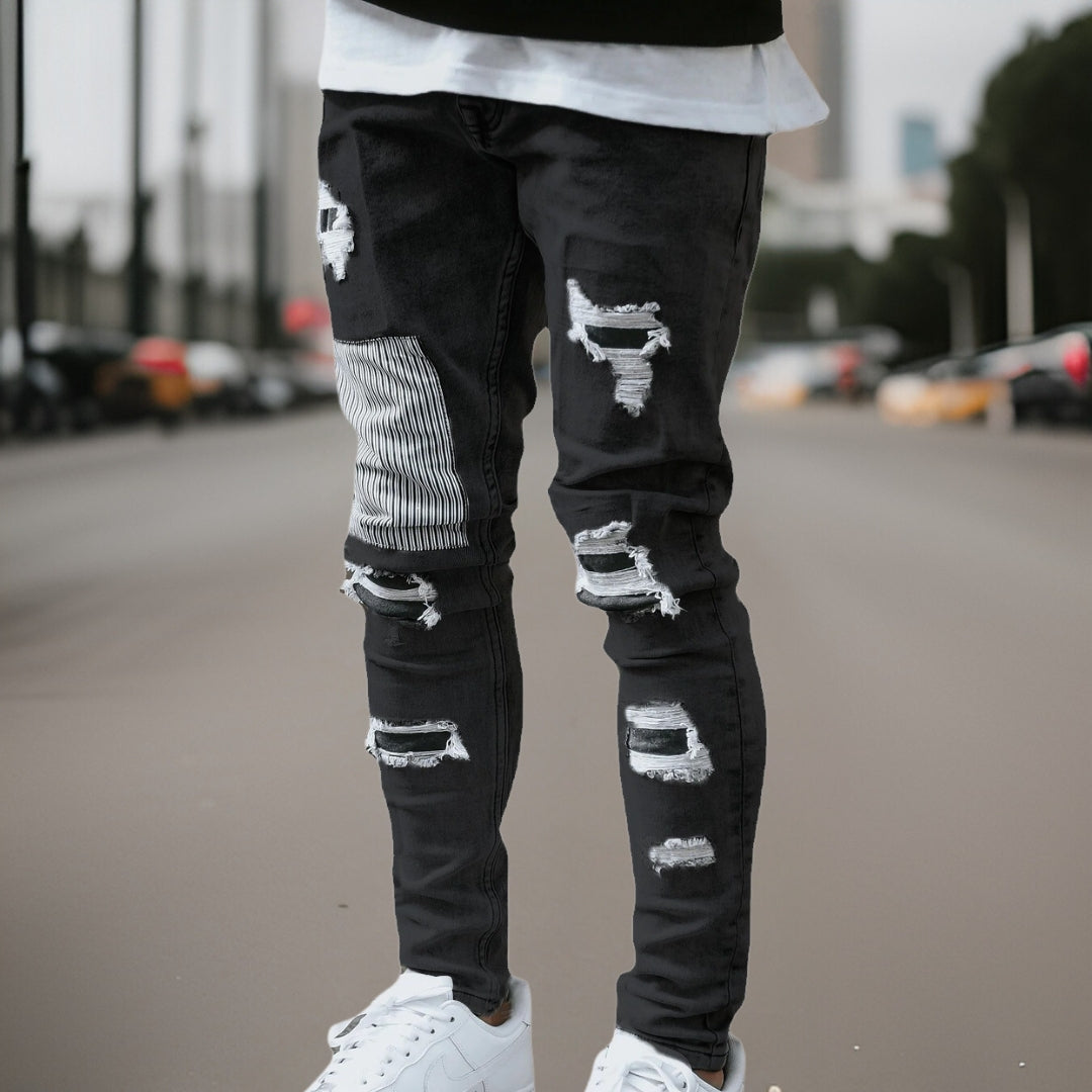 Arvid™ | Premium rippade skinny jeans