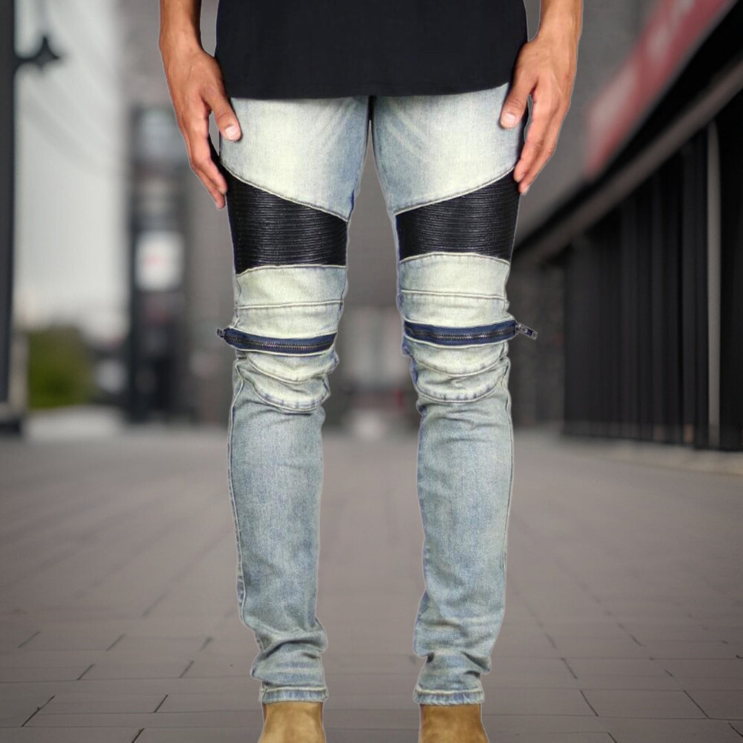 Teodor™ | Premium randiga herrjeans