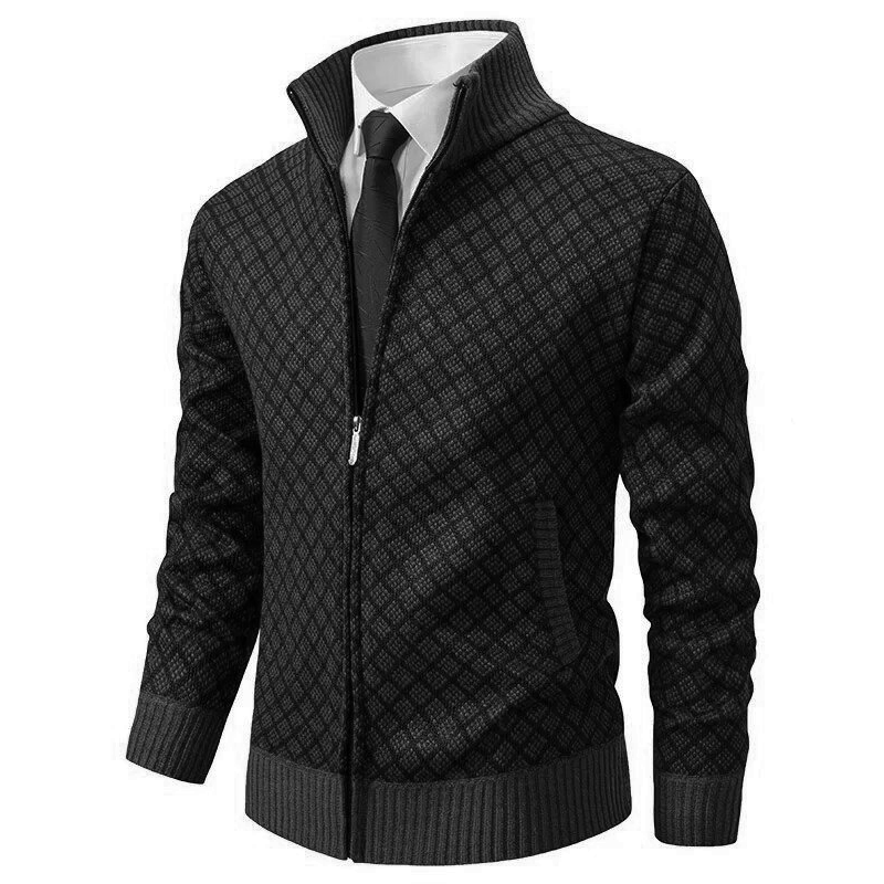 Jacka Fleece Stickad tröja