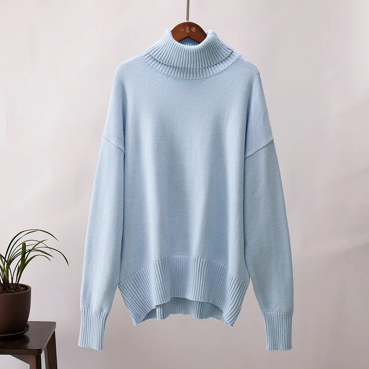 Louise - Eleganta mjuka enkla vintagetoppar med lång ärm