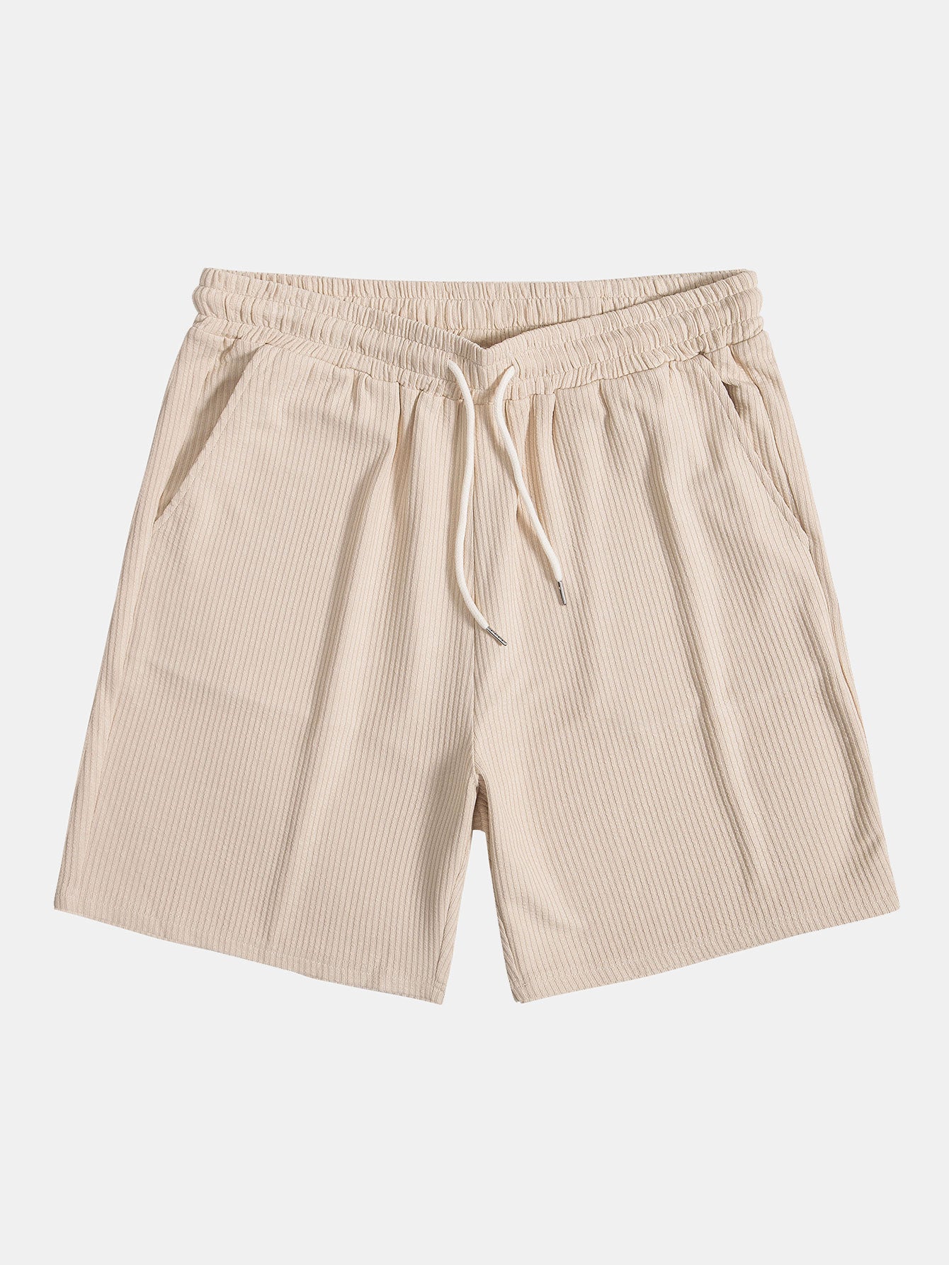 Knitted Ribbed Zip Polo &amp; Shorts