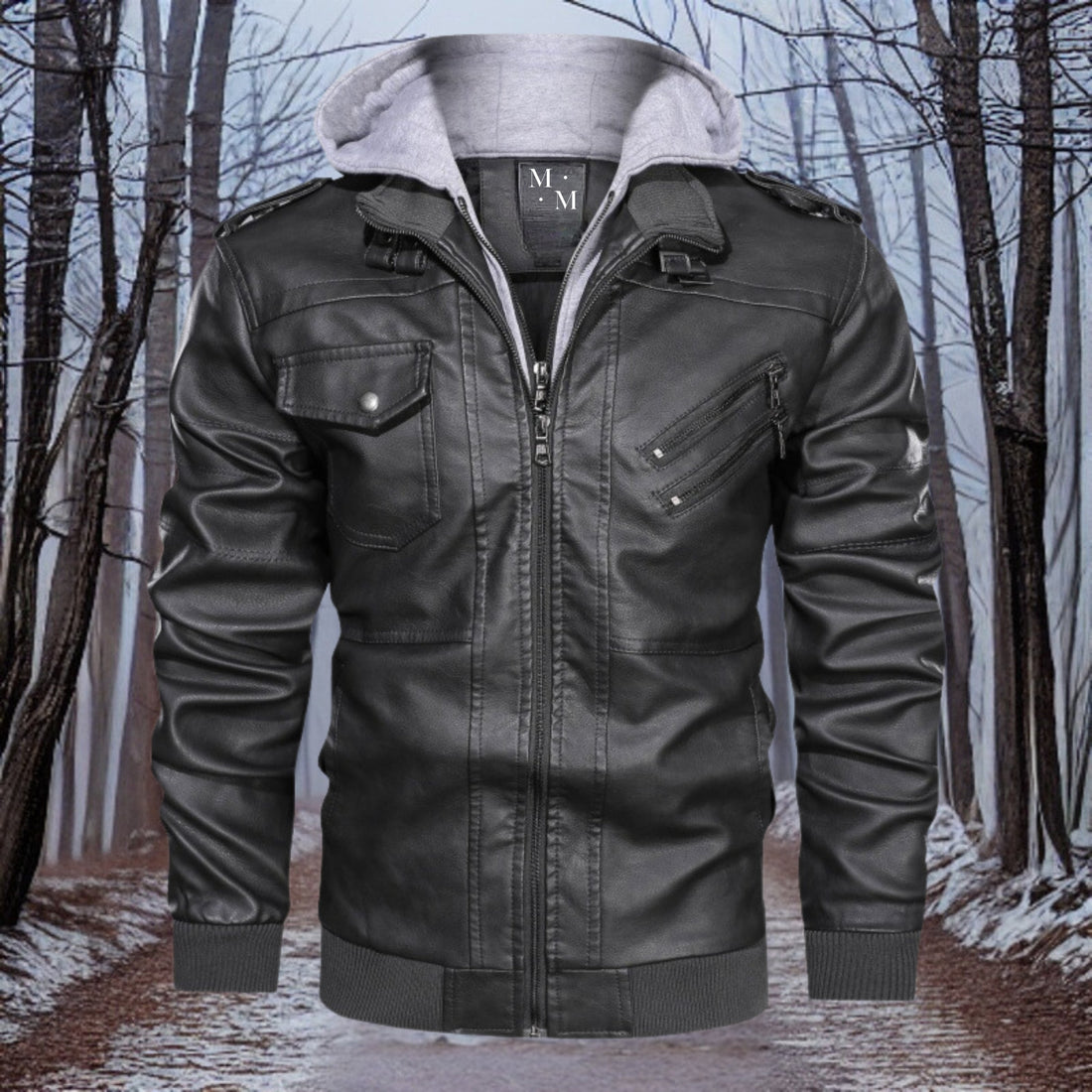 Bernhard™ Premium varm skinnjacka med huva