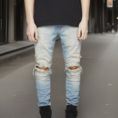 James™ | Moderiktiga rippade byxor