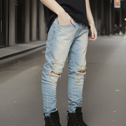 James™ | Moderiktiga rippade byxor