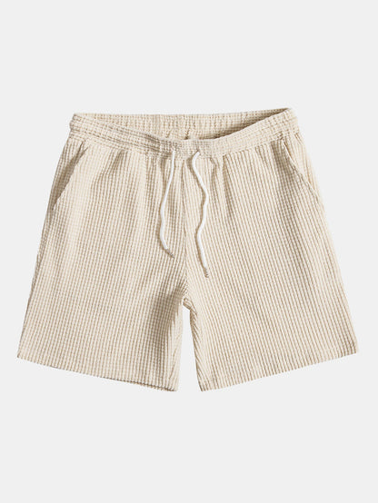 Waffle Button Up Shirt &amp; Shorts