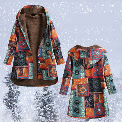 Bliss™ | Bohemian Gebloemde Winterjas