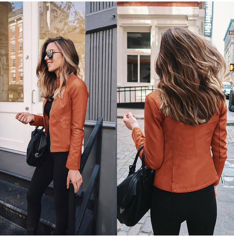 Emilia Leather Top