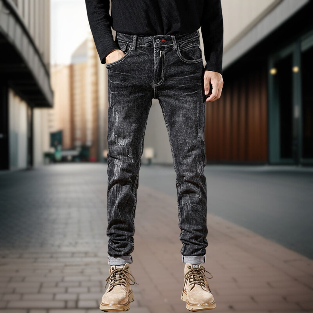 Bastian™ | Retrojeans med rynkor