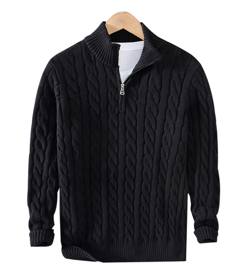 Anthony | Jumper med halv dragkedja