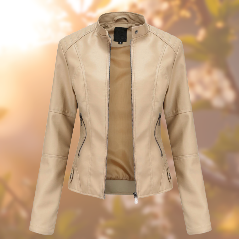 Den eleganta skinnjackan