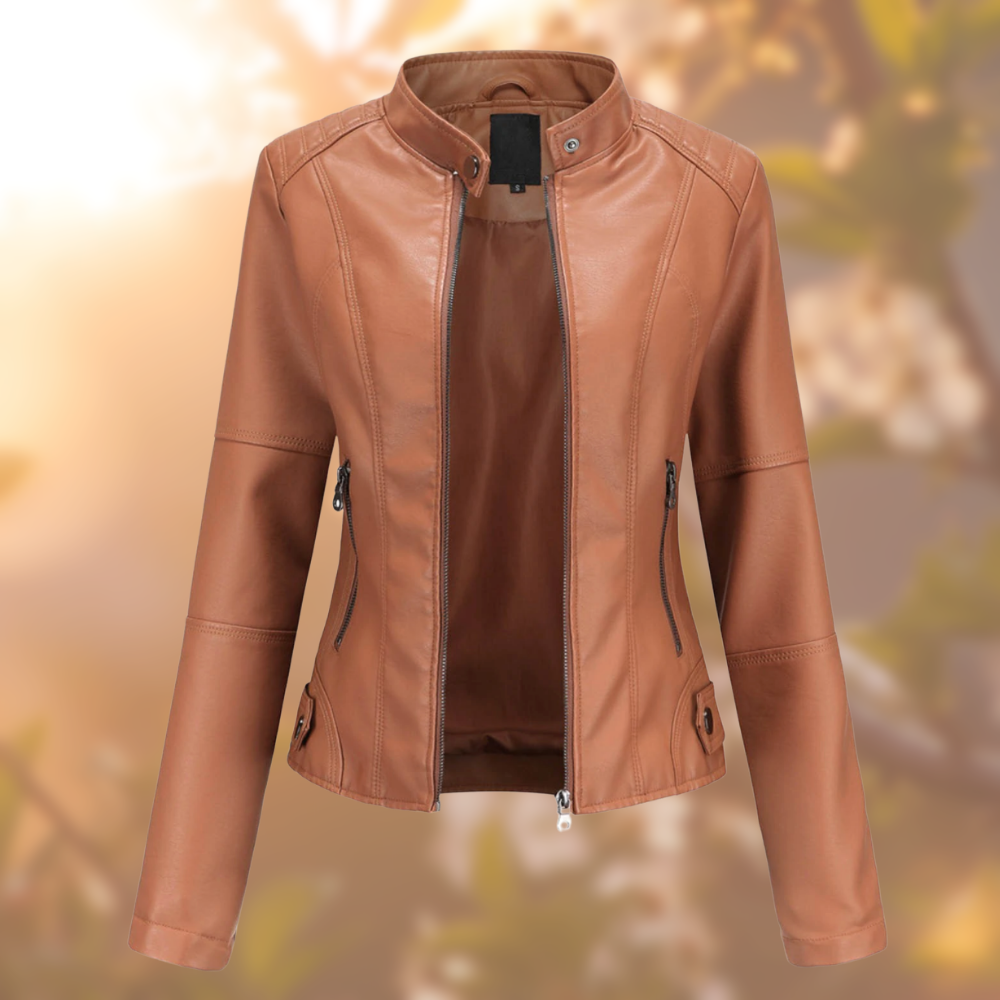 Den eleganta skinnjackan
