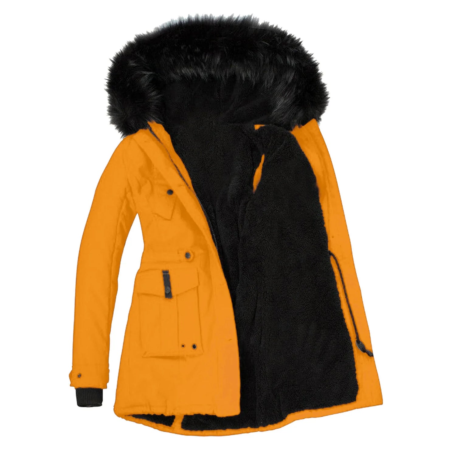 Elegant Fodrad Vinterjacka