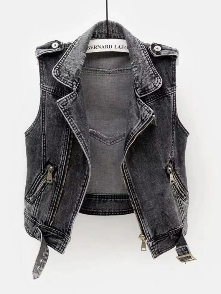 BEATRIX - VÄST I DENIM FÖR DAMER