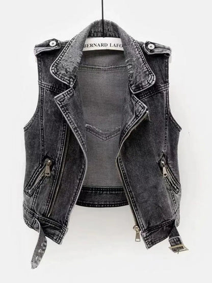 BEATRIX - VÄST I DENIM FÖR DAMER