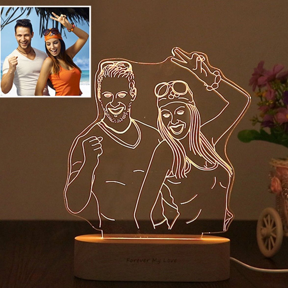 ✨Personlig kärlekslampa✨