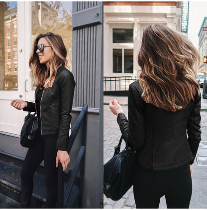 Emilia Leather Top