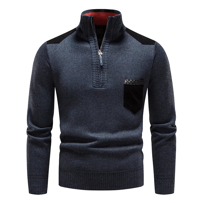 Alek | Pullover med dragkedja