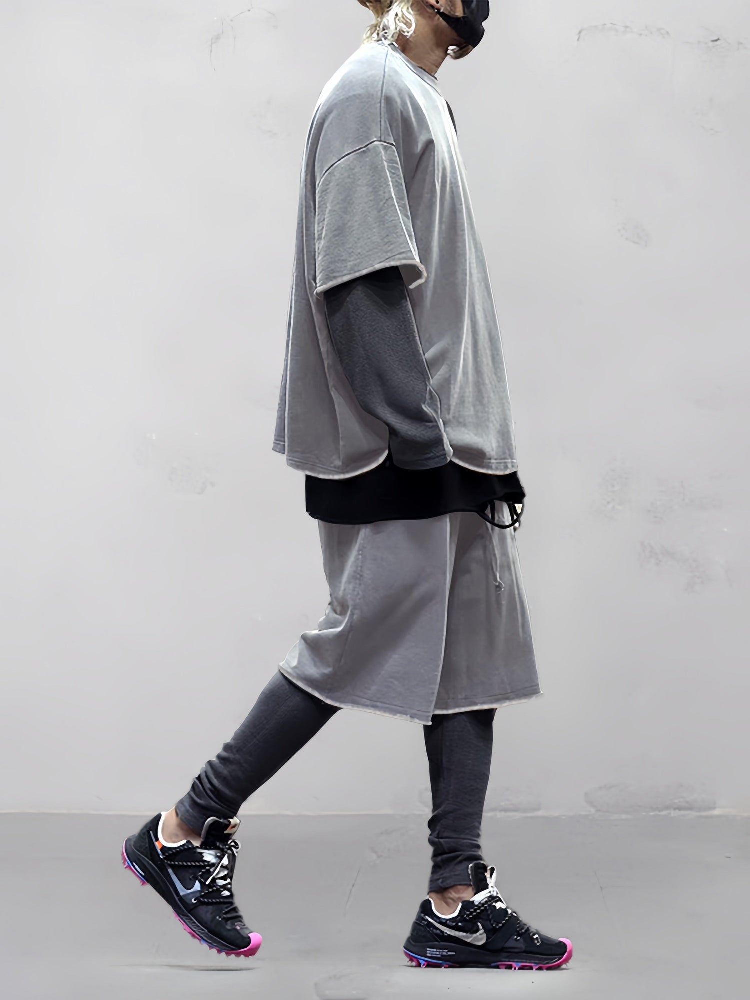 H.O.G Casual Loose Fit Solid Sports Set (köp 2, få 1 gratis)