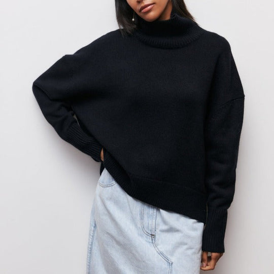 OVERSIZED TRÖJA MED POLOKRAGE