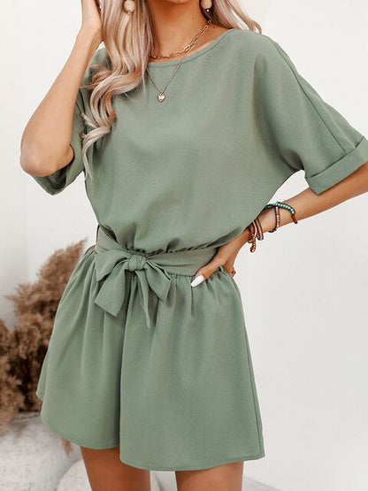 Sophia - elegant kortärmad jumpsuit