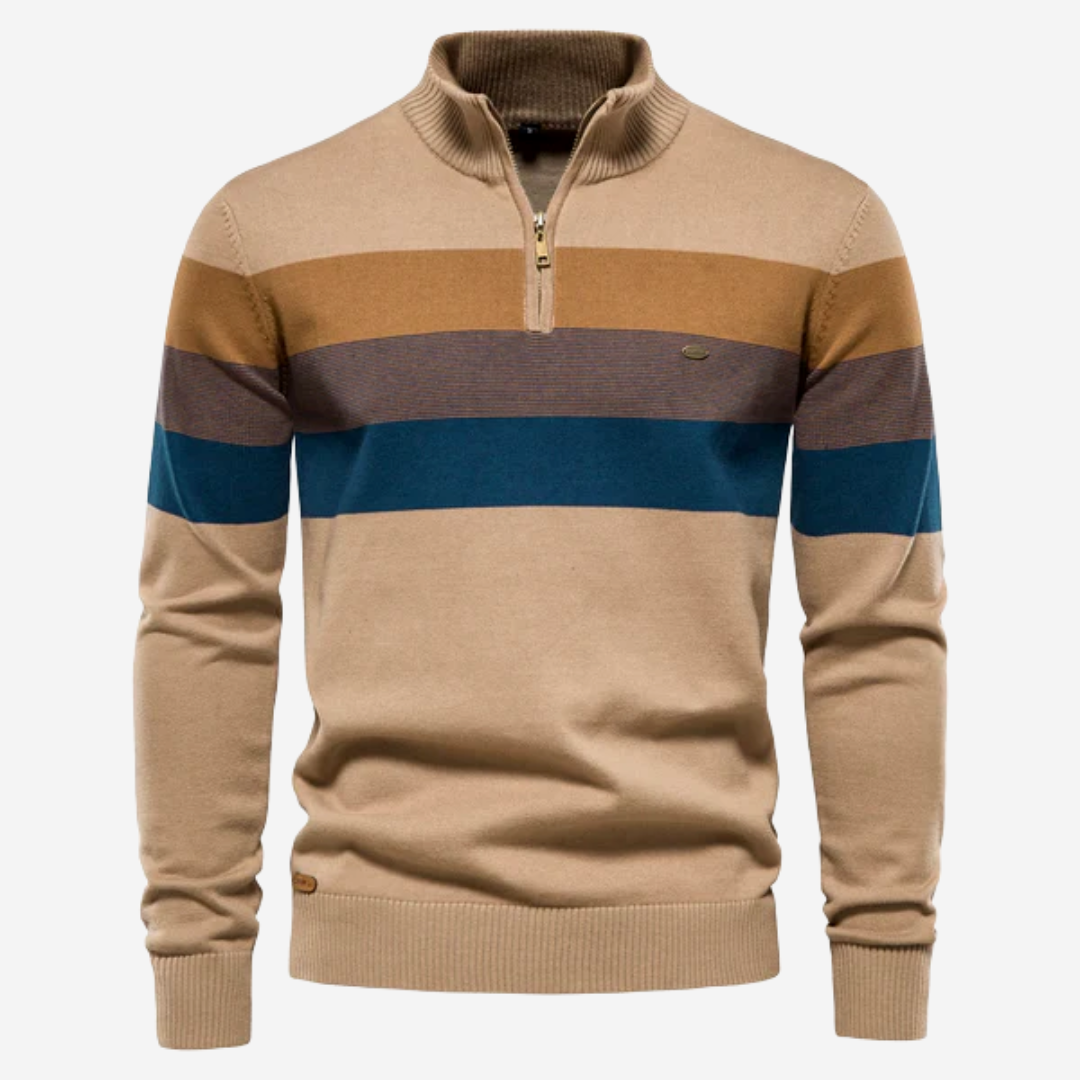 Benjamin™ Klassieke Zip-Up Heren Trui