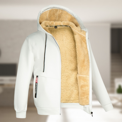 Sadi - Casual vinterjacka för herrar med huva och fleece