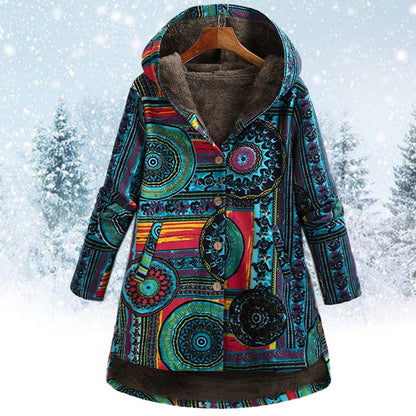 Bliss™ | Bohemian Gebloemde Winterjas