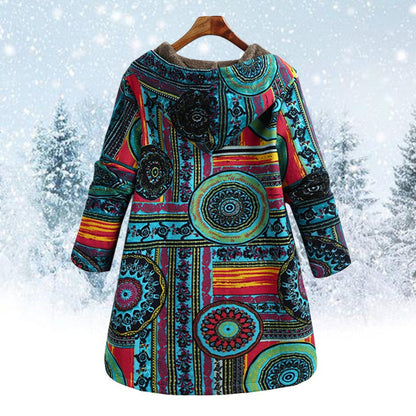 Bliss™ | Bohemian Gebloemde Winterjas