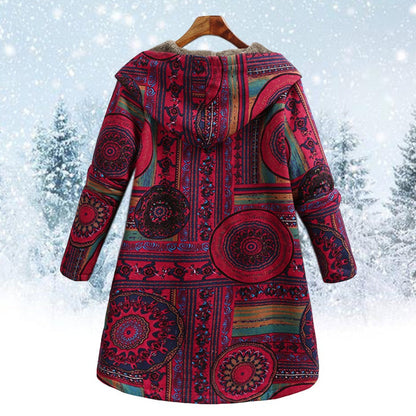 Bliss™ | Bohemian Gebloemde Winterjas
