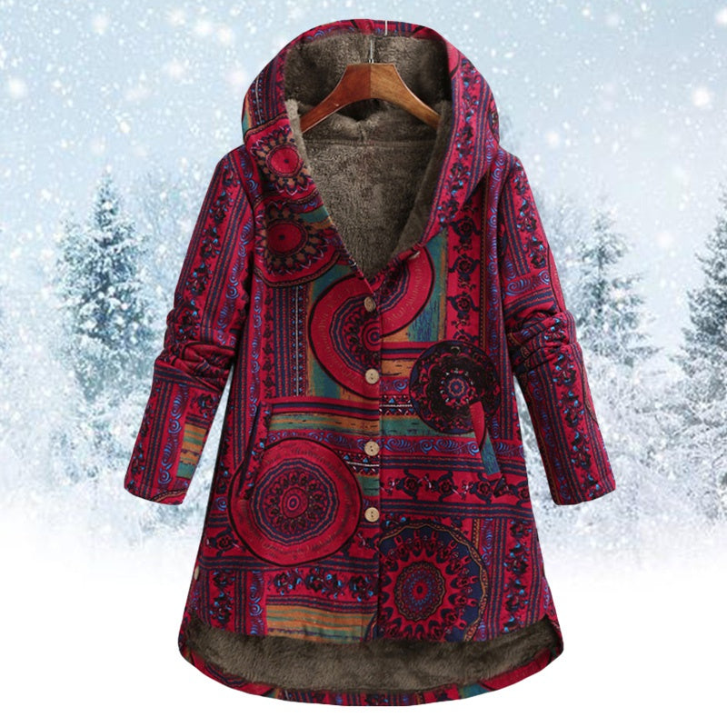 Bliss™ | Bohemian Gebloemde Winterjas
