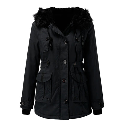 Elegant Fodrad Vinterjacka