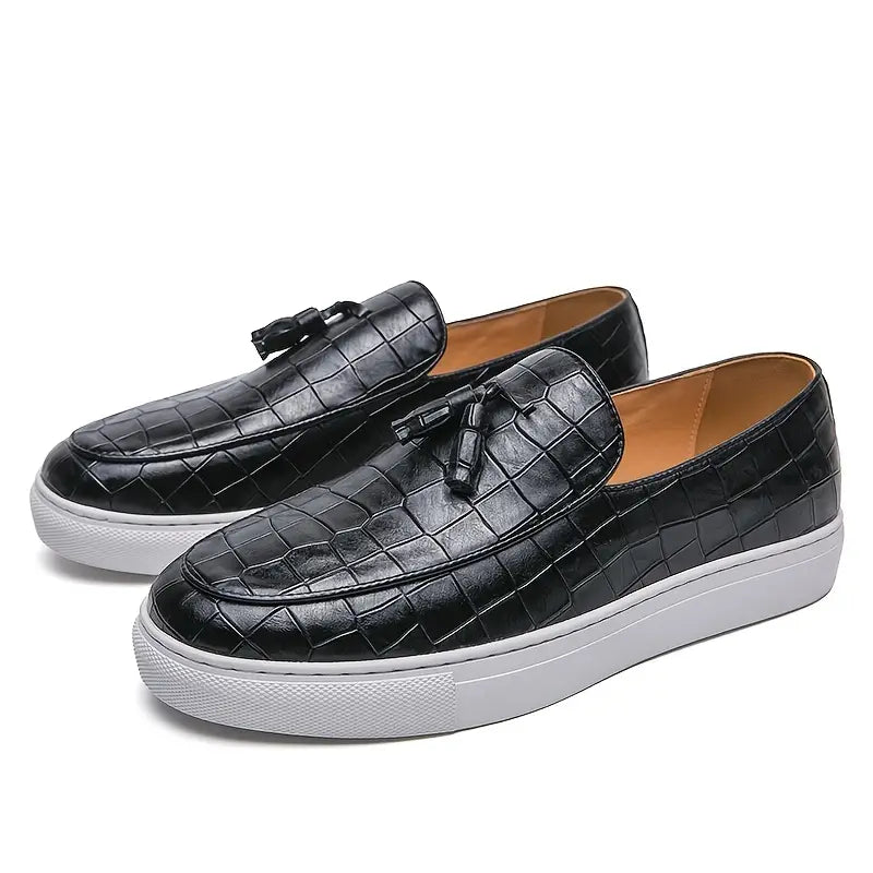 Loafers för herrar - halkfria slip-on-skor för herrar
