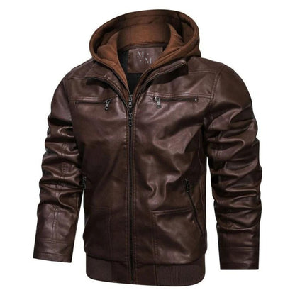 Brayden™ | Premium skinnjacka med huva