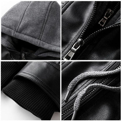 Brayden™ | Premium skinnjacka med huva